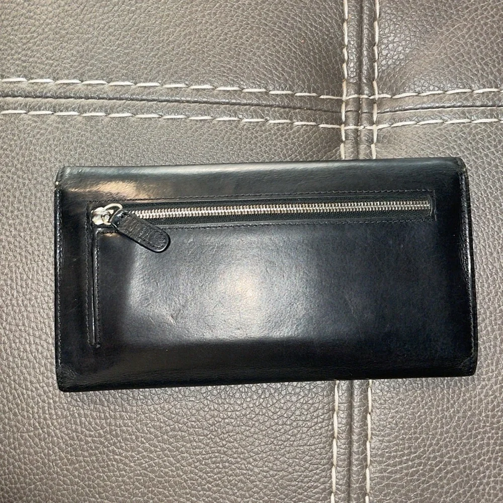Coach wallet, black fair used condition